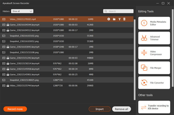 Apeaksoft Screen Recorder Full Preactivated