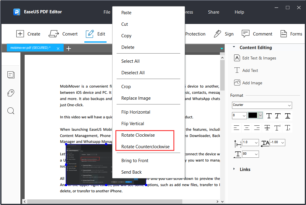 EaseUS PDF Editor Pro for Windows