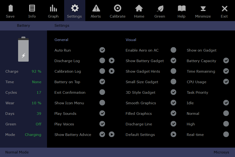 Microsys Smarter Battery Full Preactivated Microsys Smarter Battery Full Preactivated