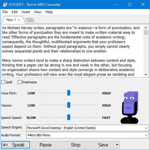 VovSoft Text to MP3 Converter Full Preactivated