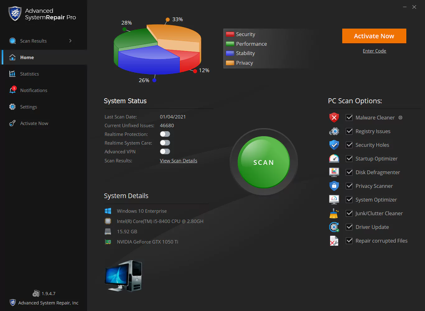 Advanced System Repair Full Version Advanced System Repair Full Version