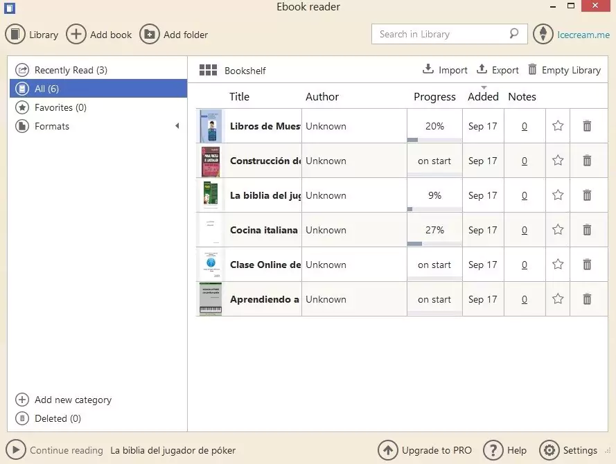 Icecream Ebook Reader Pro