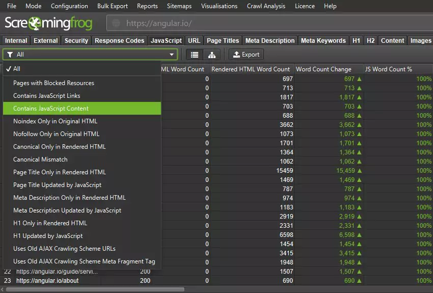 Screaming Frog Seo Spider 1